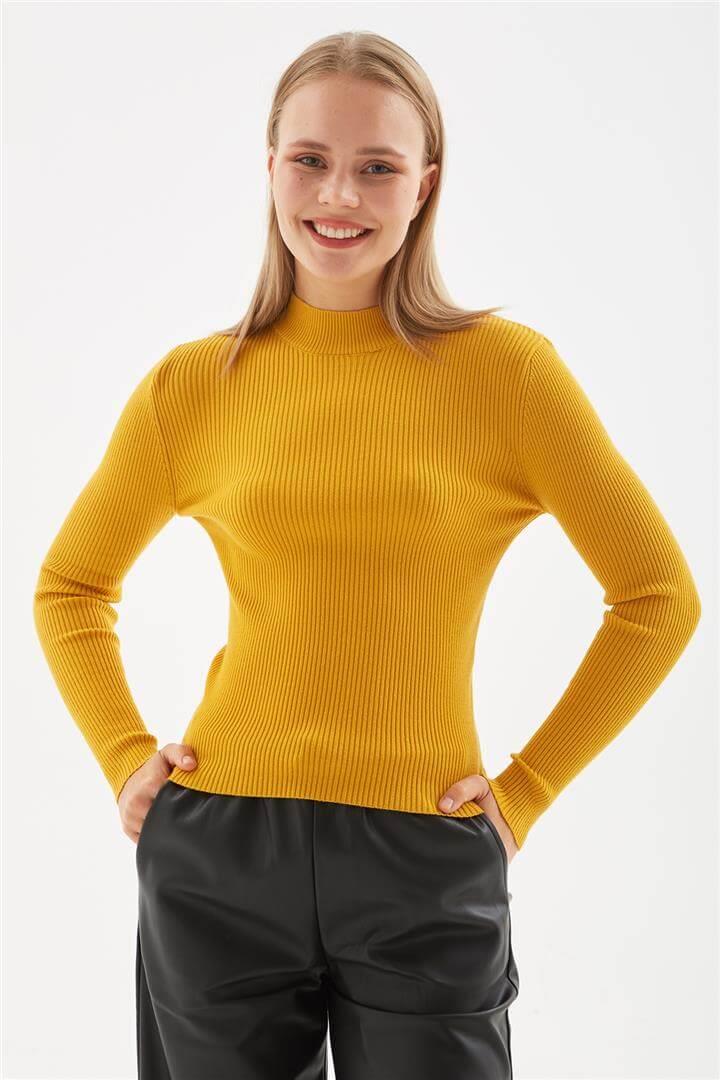 Dik Yaka Kazak Hardal | Fashion Friends