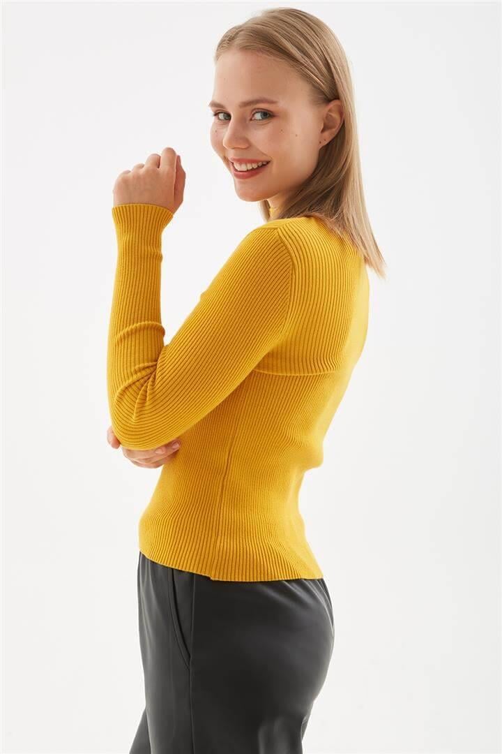 Dik Yaka Kazak Hardal | Fashion Friends