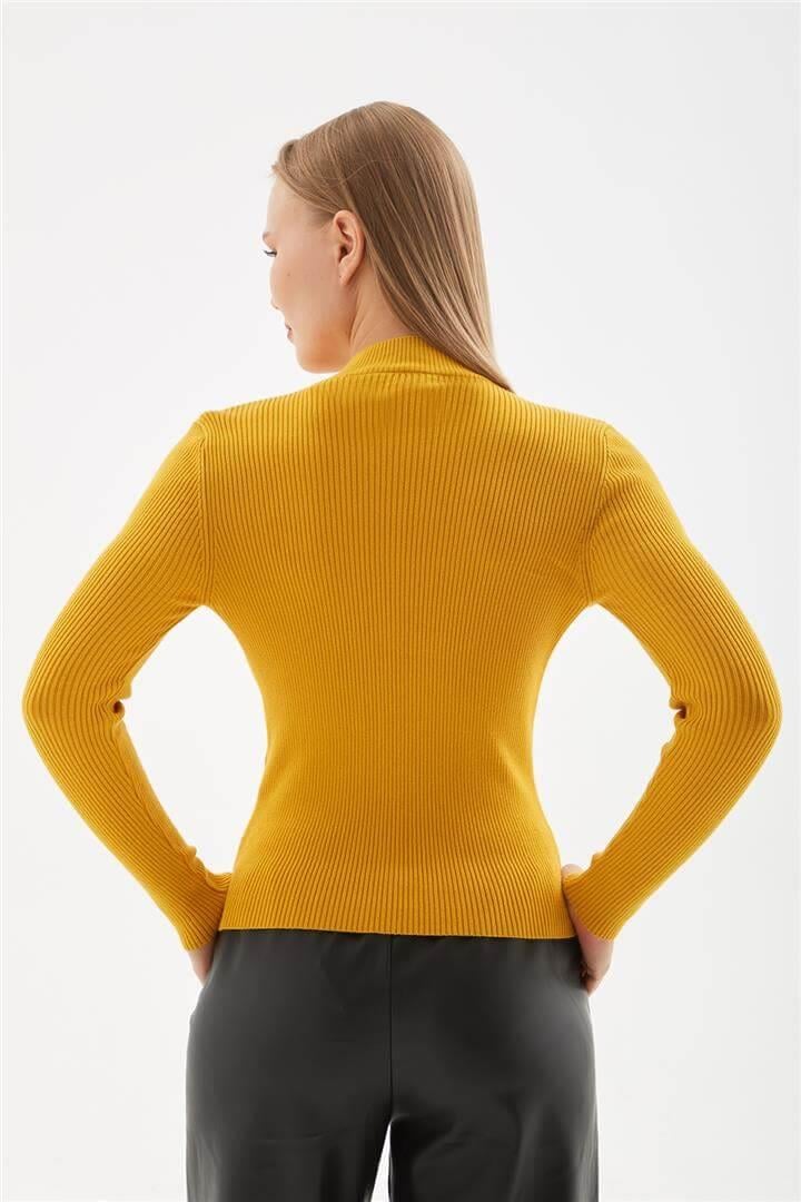 Dik Yaka Kazak Hardal | Fashion Friends