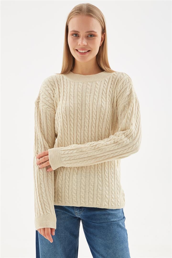 Simli Kazak Bej | Fashion Friends