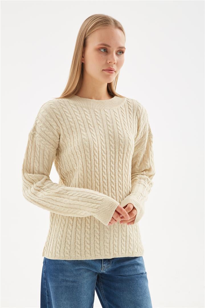 Simli Kazak Bej | Fashion Friends