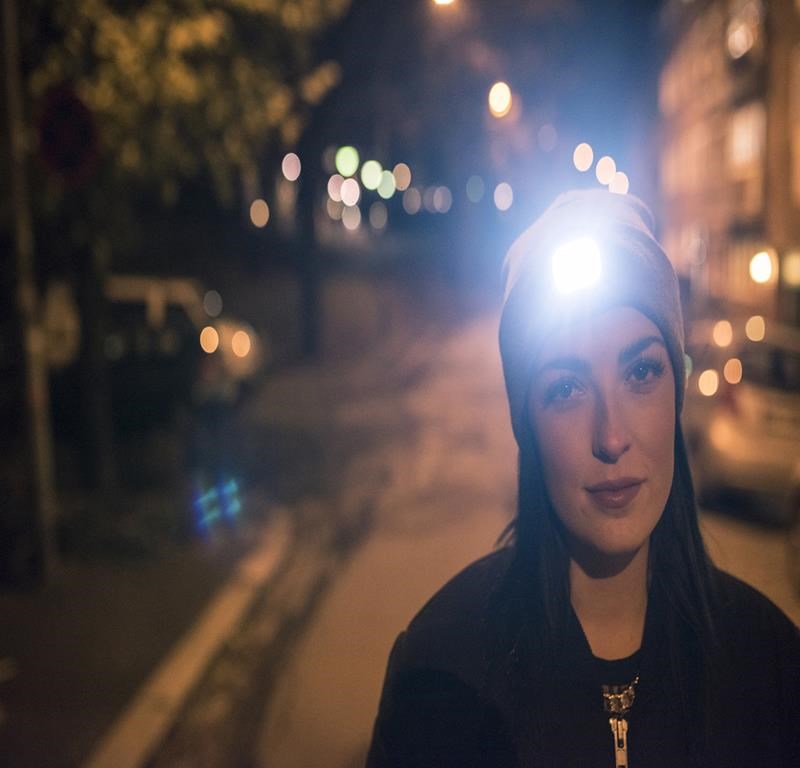 X-CAP-Led Lambalı Işıklı Bere (Siyah)