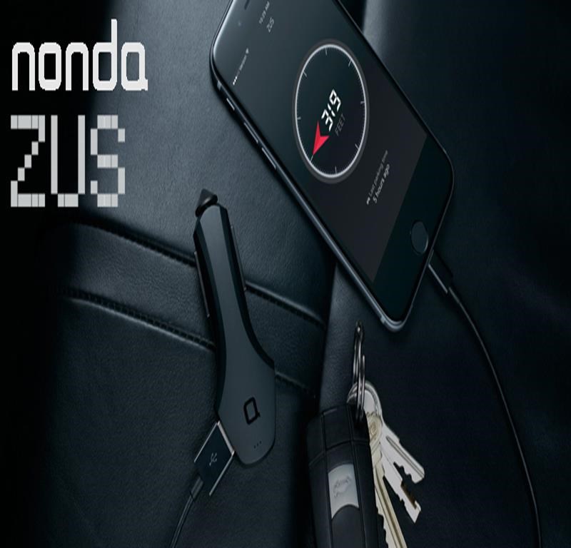 Nonda Zus Akıllı Araç Yer Bulucu Çift USB Girişli Titanyum Uçlu Araç Şarjı