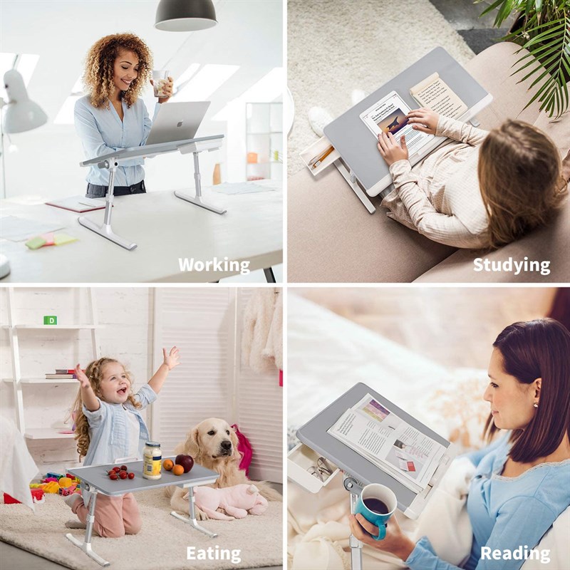 Saiji K7 Mini Laptop ve Tablet Sehpası Çalışma Masası