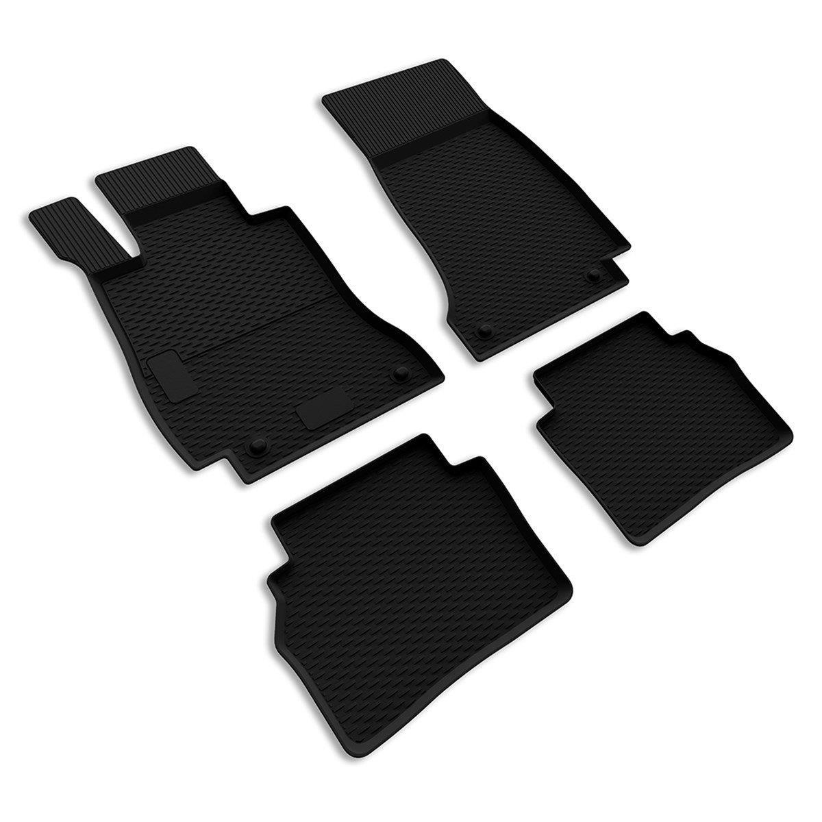 IMAGE3D Araca Özel Kauçuk PaspaslarMERCEDES E SERİSİ W212 ALL-TERRAIN (2010 - 2015) HAVUZLU KAUÇUK PASPAS SİYAH