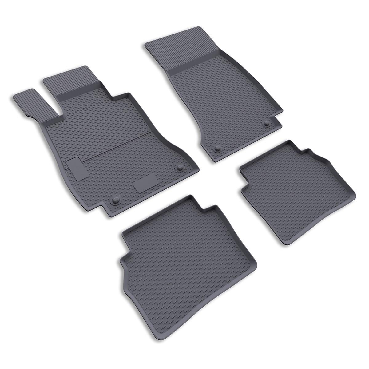 IMAGE3D Araca Özel Kauçuk PaspaslarMERCEDES E SERİSİ W212 SEDAN HAVUZLU (2010 - 2015) KAUÇUK PASPAS GRİ