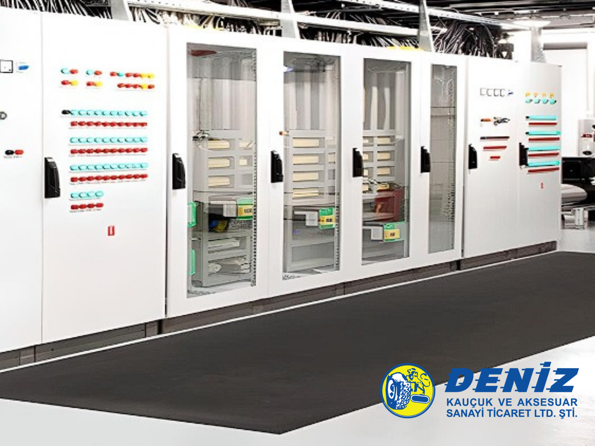 IMAGEİZOLE / YALITKAN PASPASGRİ RENK KAUÇUK İZOLE HALI 3 mm. 20 KV 1x1 m. - (YALITKAN PASPAS-DİELEKTRİK LEVHA)