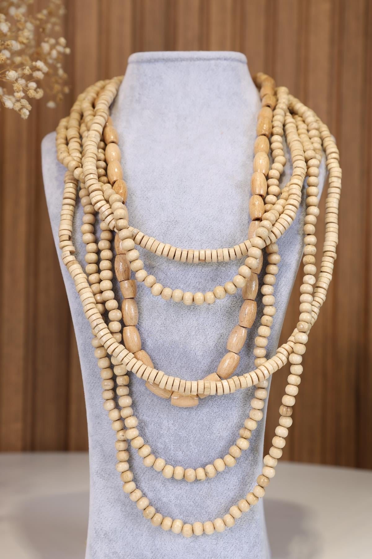 Ahşap Kolye