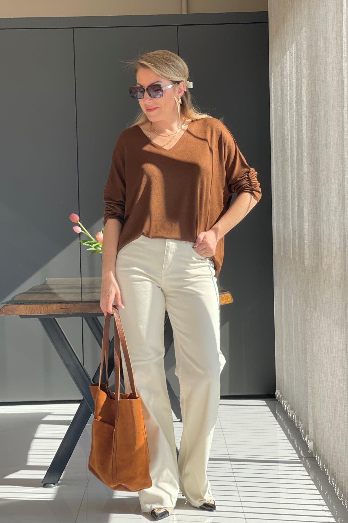 Angora Tarçın Bluz