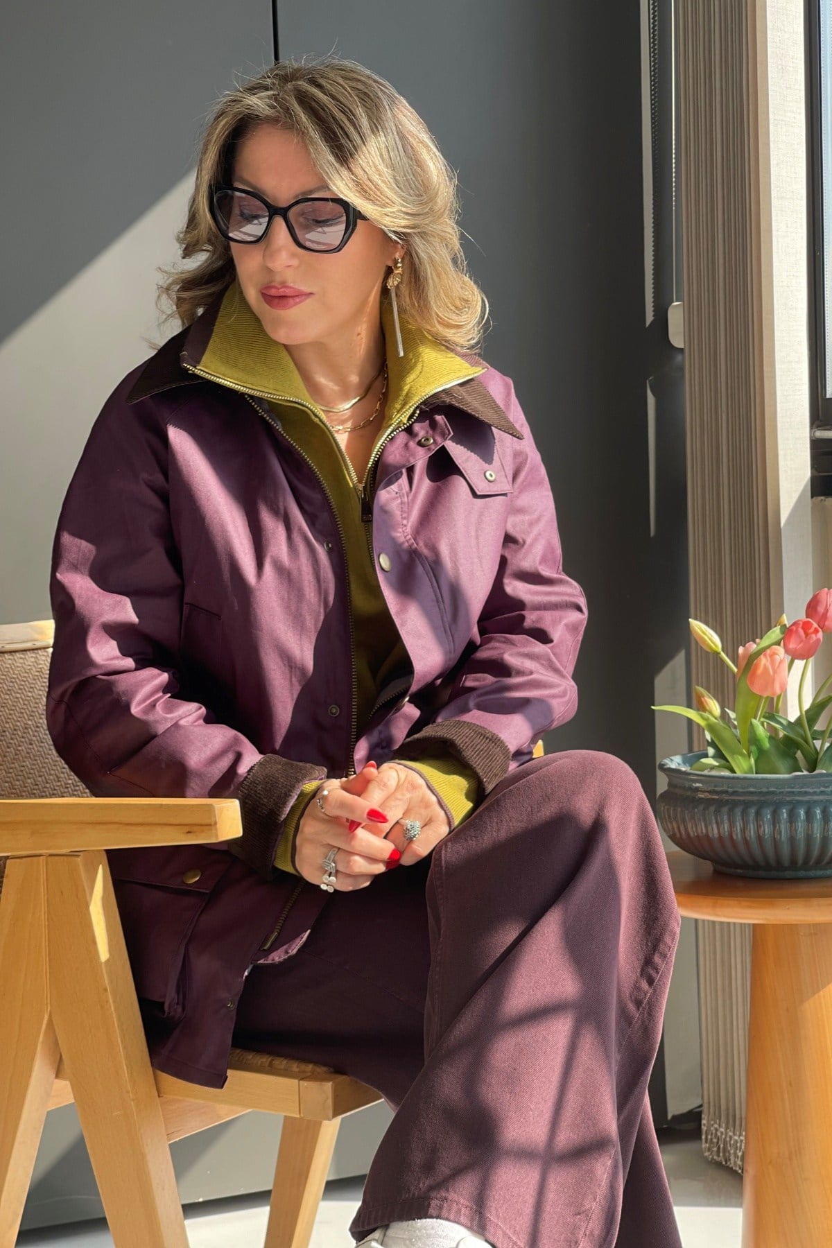 Barbour Detay Mürdüm Ceket