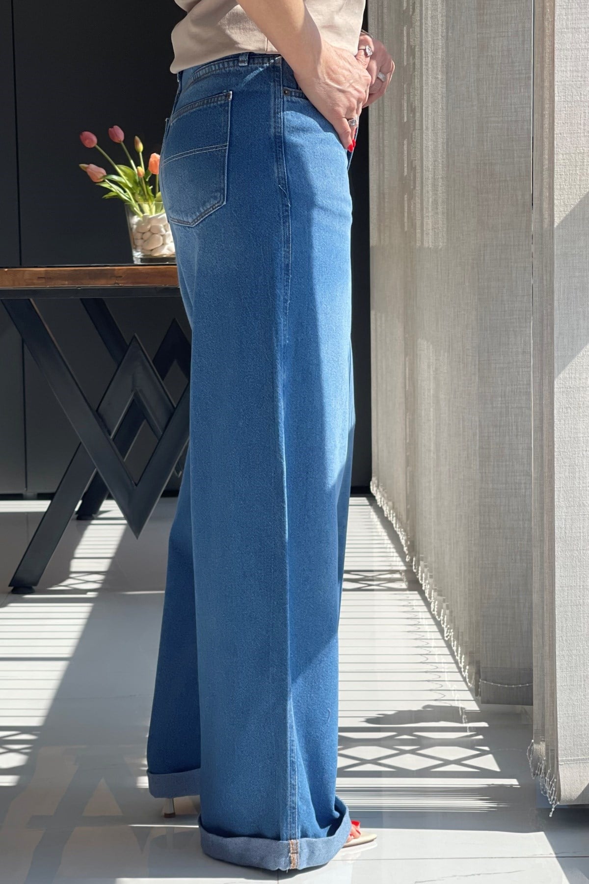 Duble Paça Detay Jean