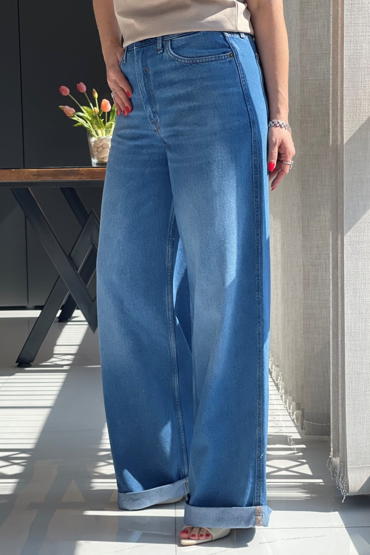 Duble Paça Detay Jean