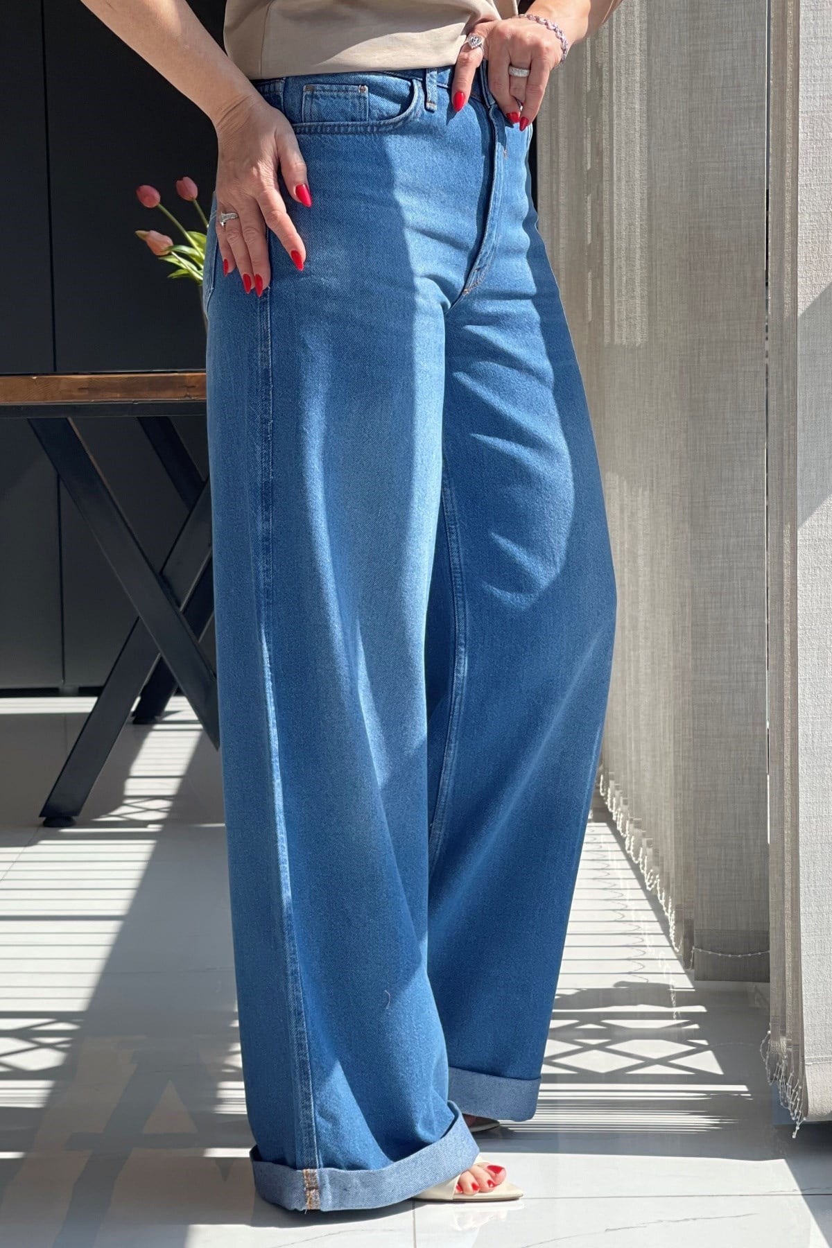 Duble Paça Detay Jean