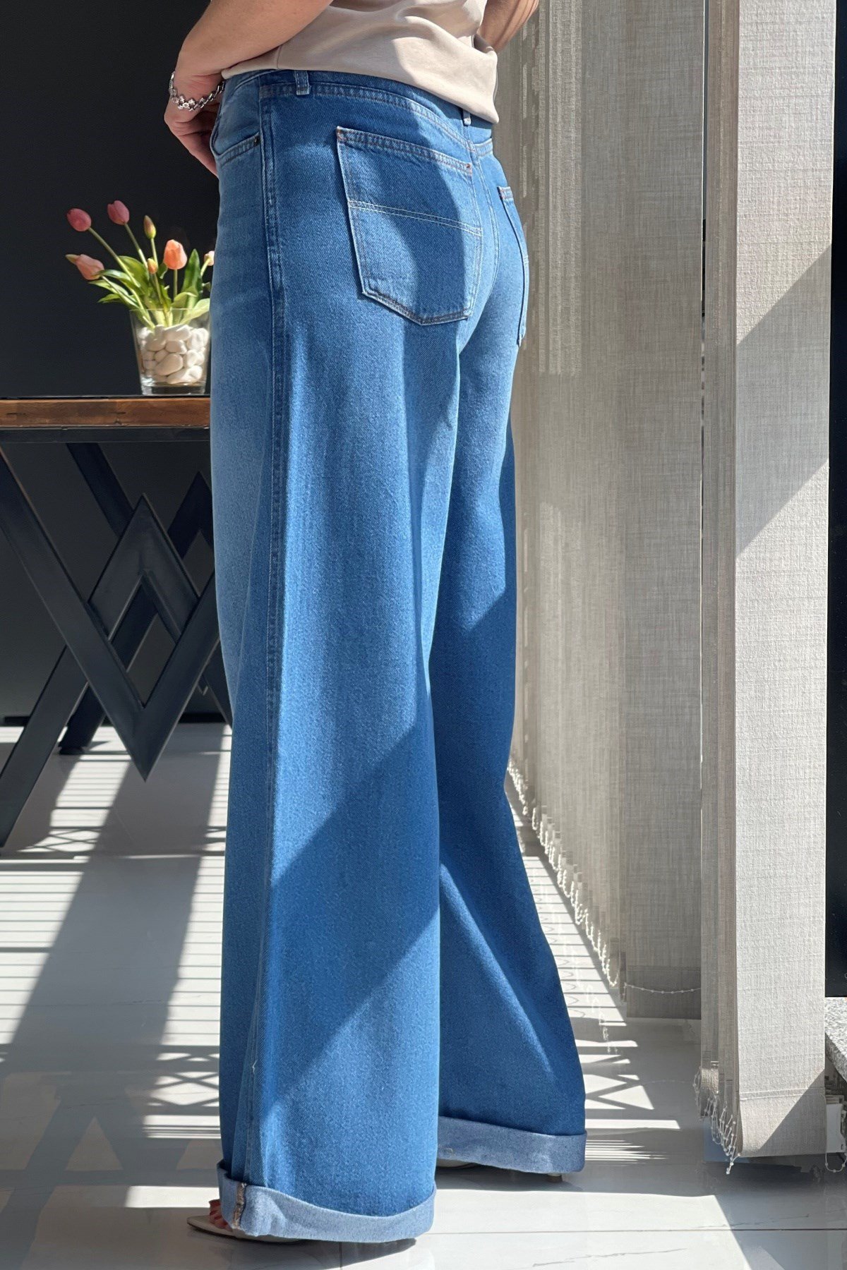Duble Paça Detay Jean