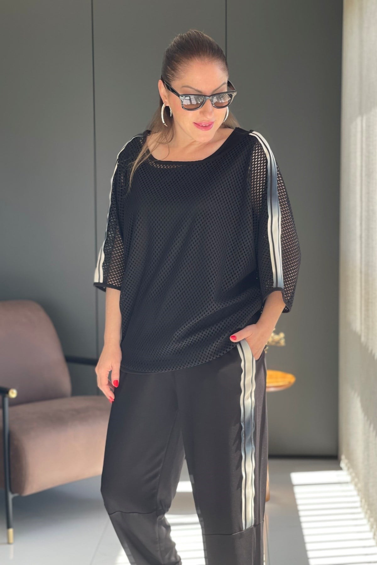 File Bluz Siyah Takım