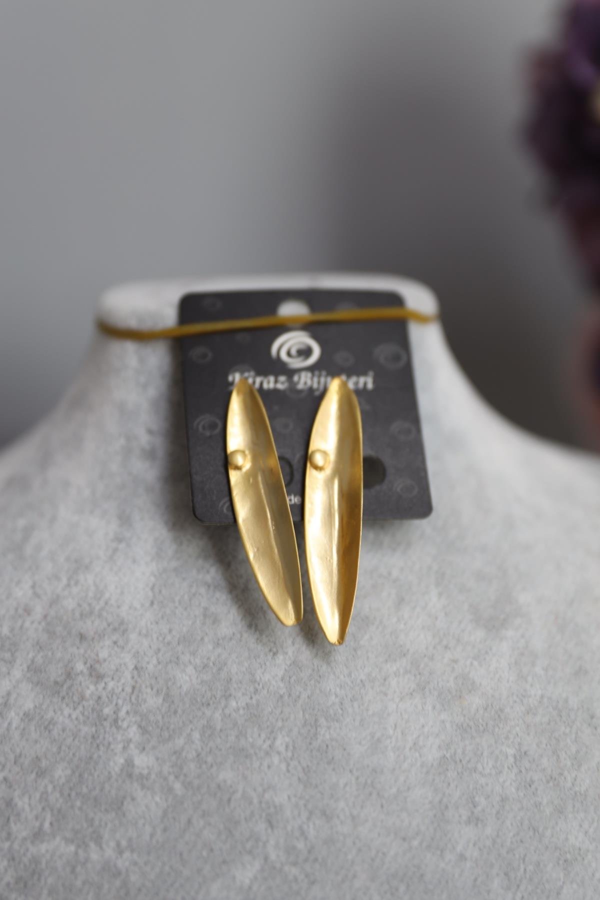 Gold Çelik Küpe