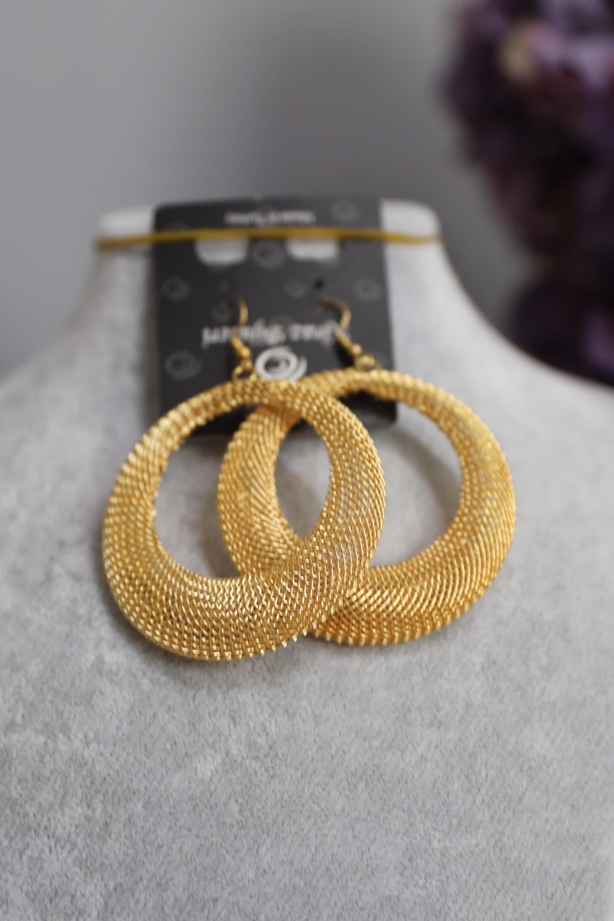 Gold Çelik Küpe