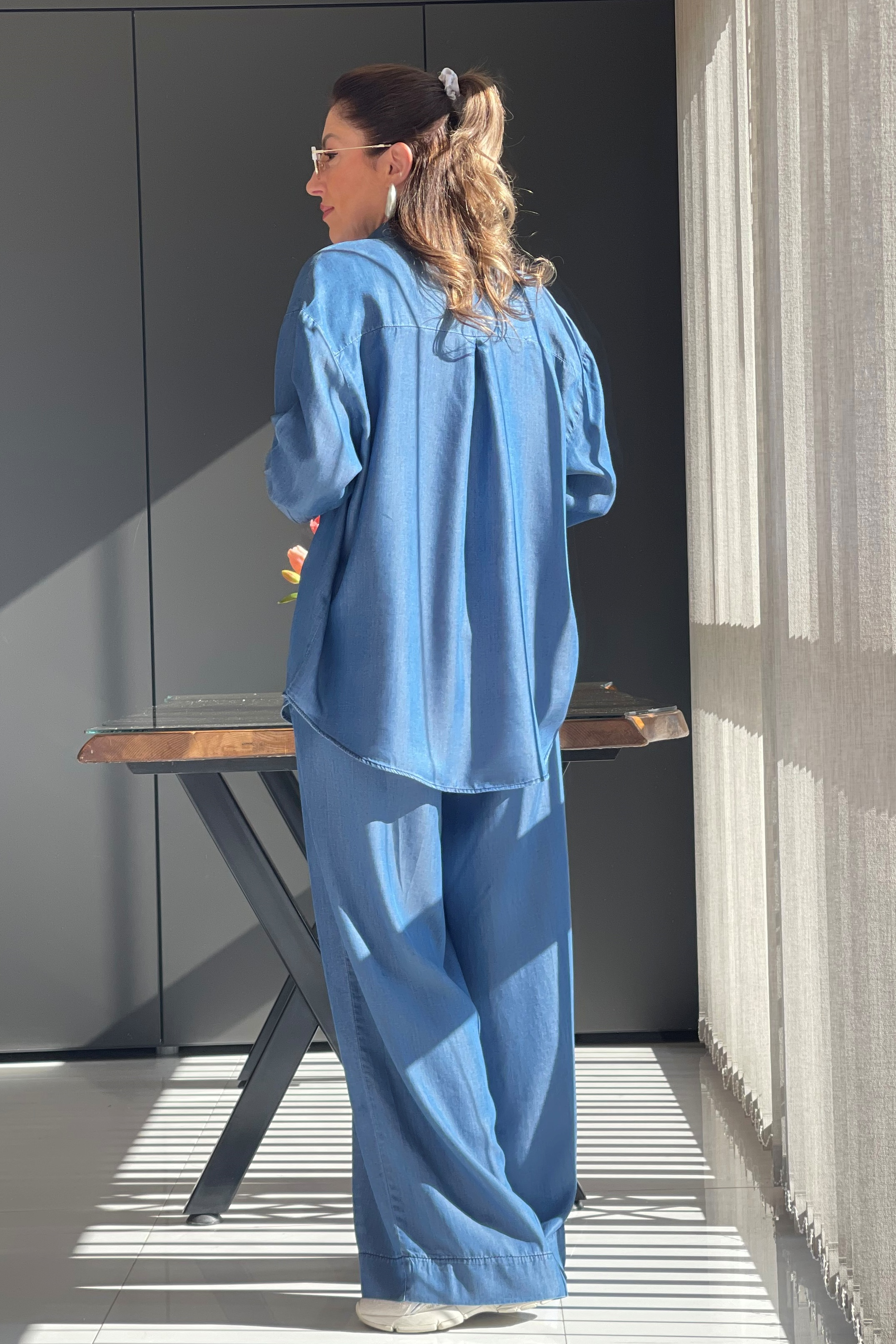 Gömlek Pantolon Denim Takım