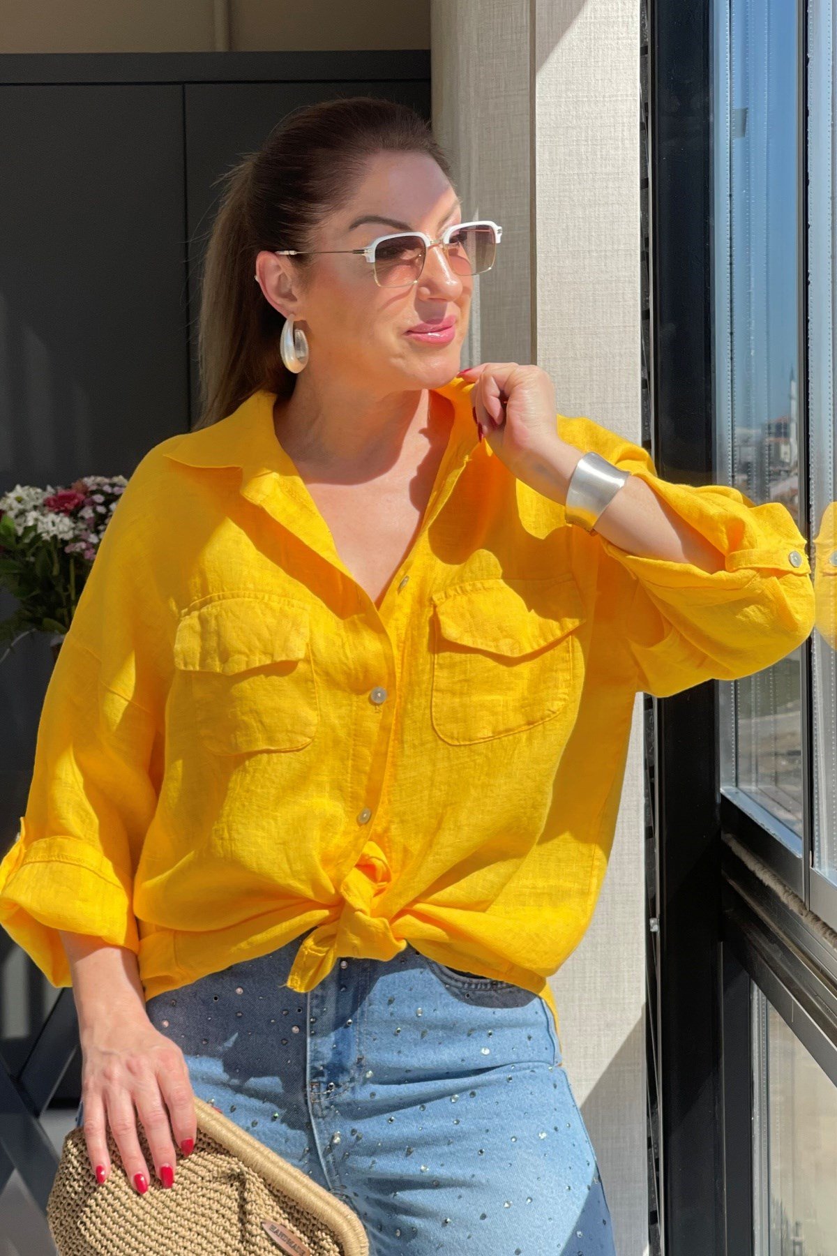 İthal Hamketen Sarı Gömlek