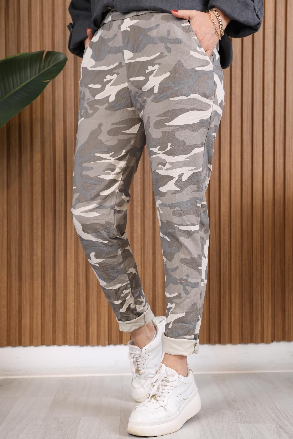 İthal Kamuflaj Model Vizon Pantolon