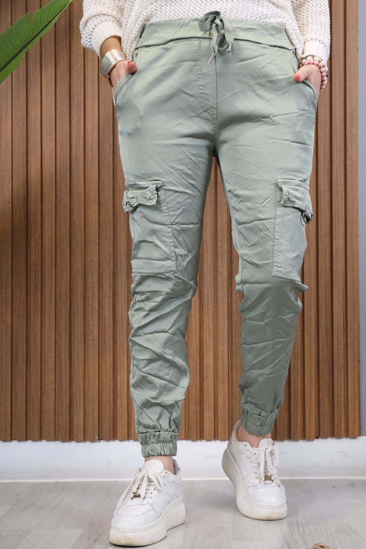 Kargo Model İthal Haki Pantolon