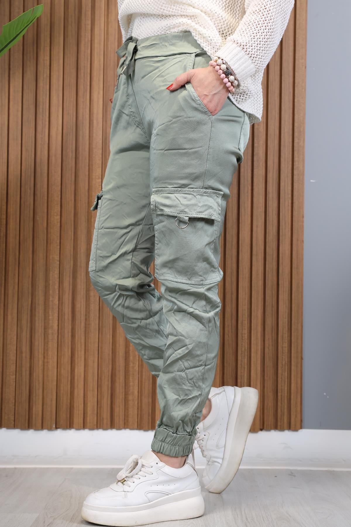 Kargo Model İthal Haki Pantolon