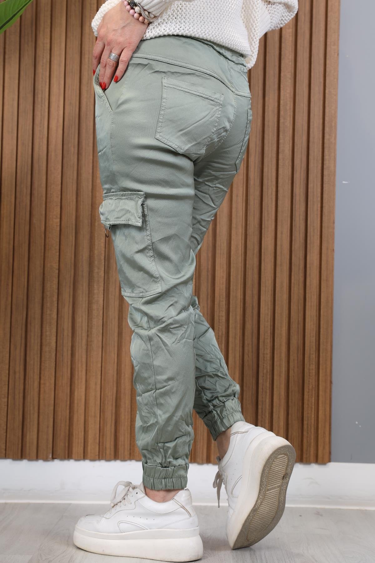 Kargo Model İthal Haki Pantolon