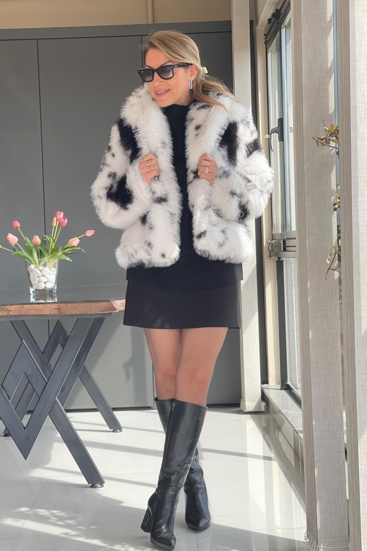 Kırçıl Model Beyaz Kürk
