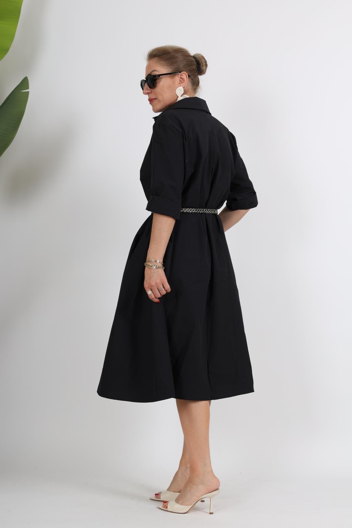 Koton Oversize Siyah Elbise