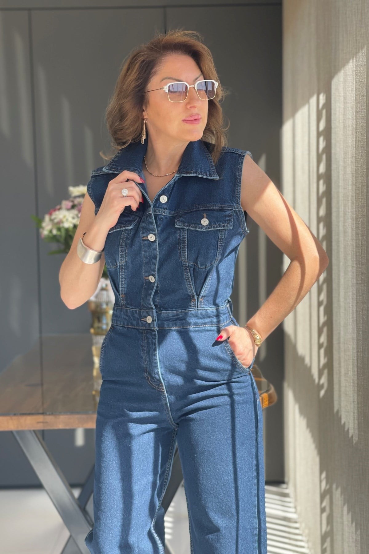 Lacivert Jean Tulum