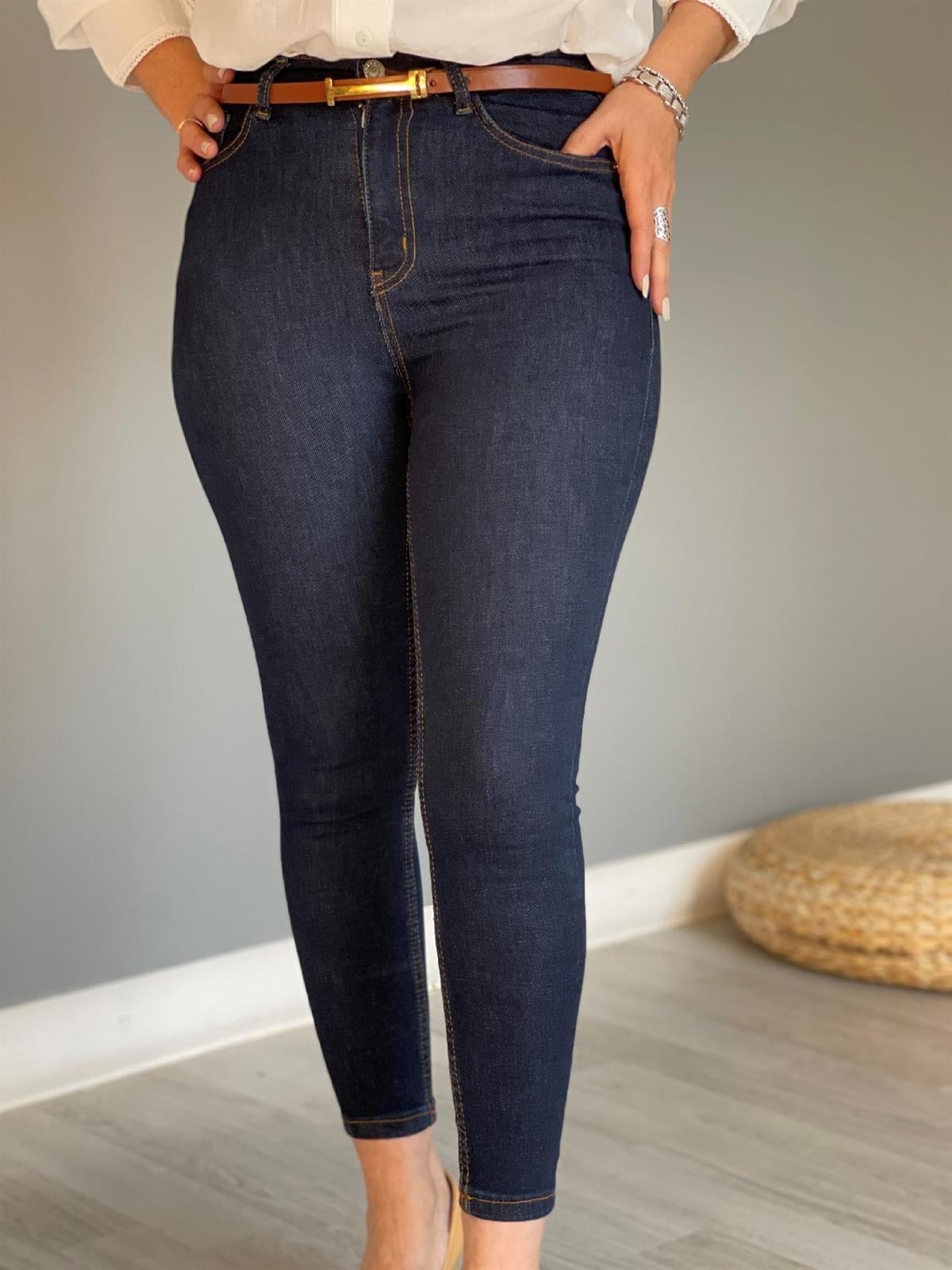 Lacivert Skinny Jean