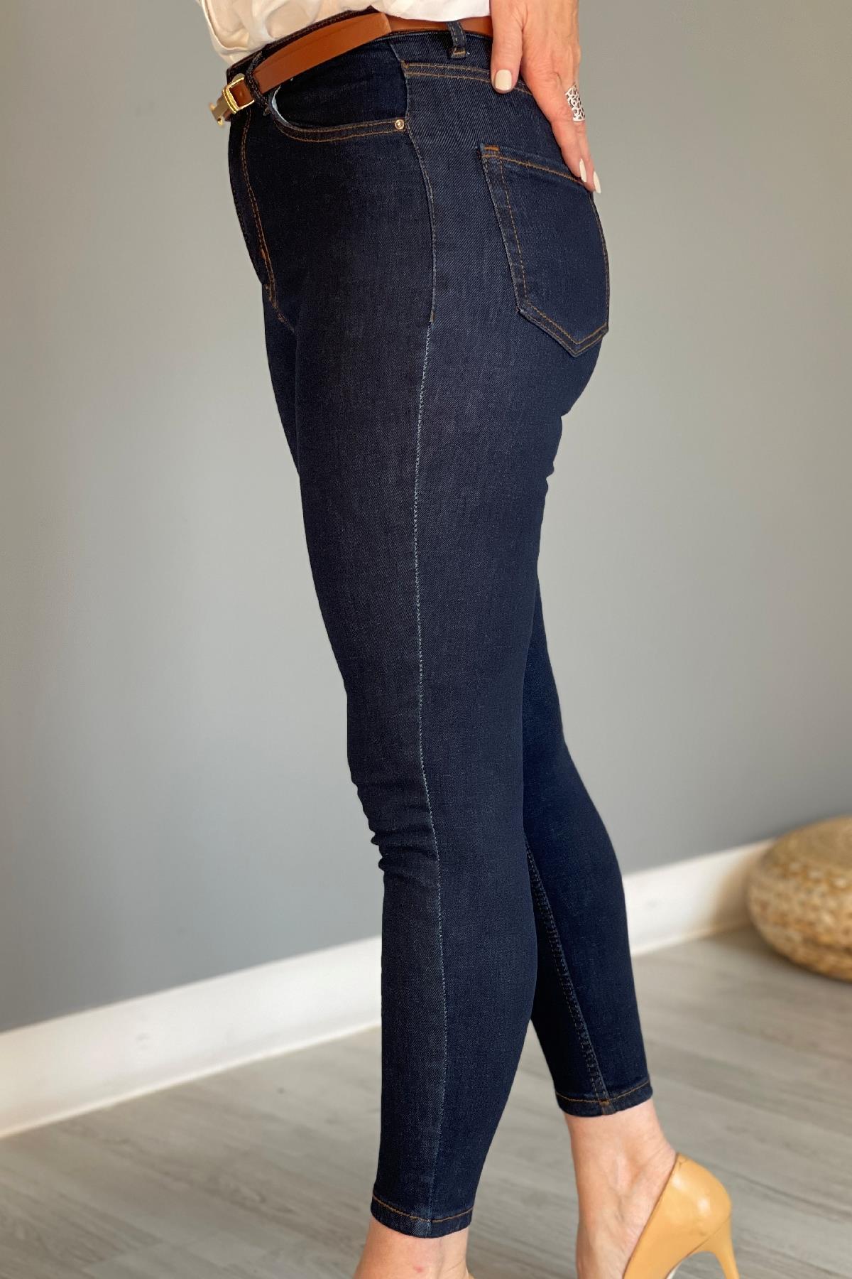Lacivert Skinny Jean