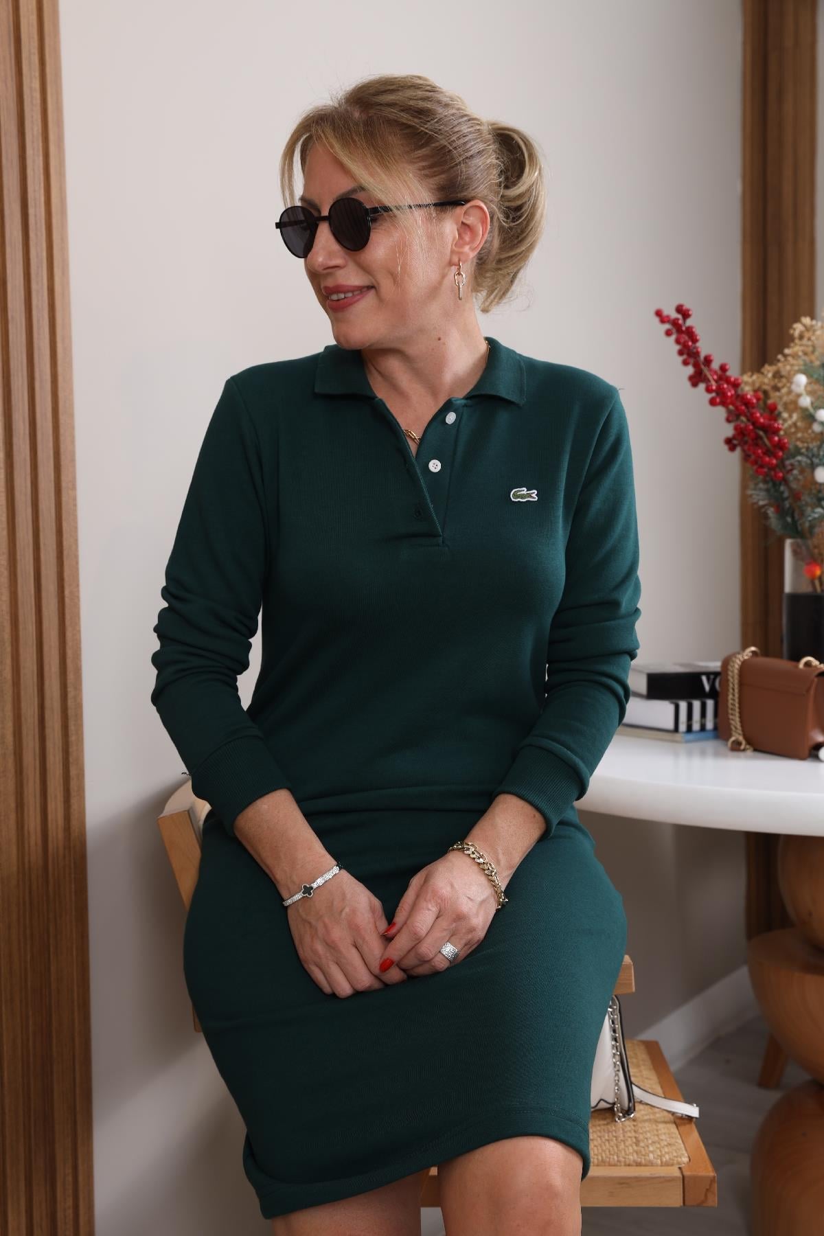 Lacoste Haki Elbise