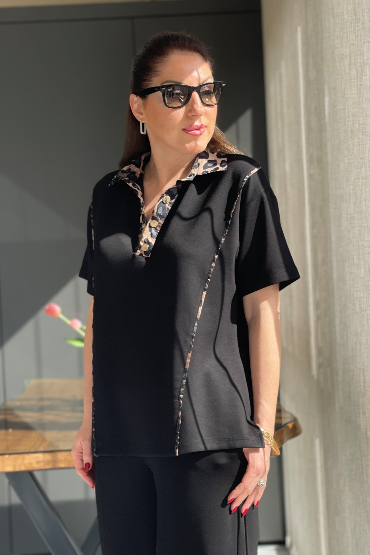 Leo Detay Siyah Takım