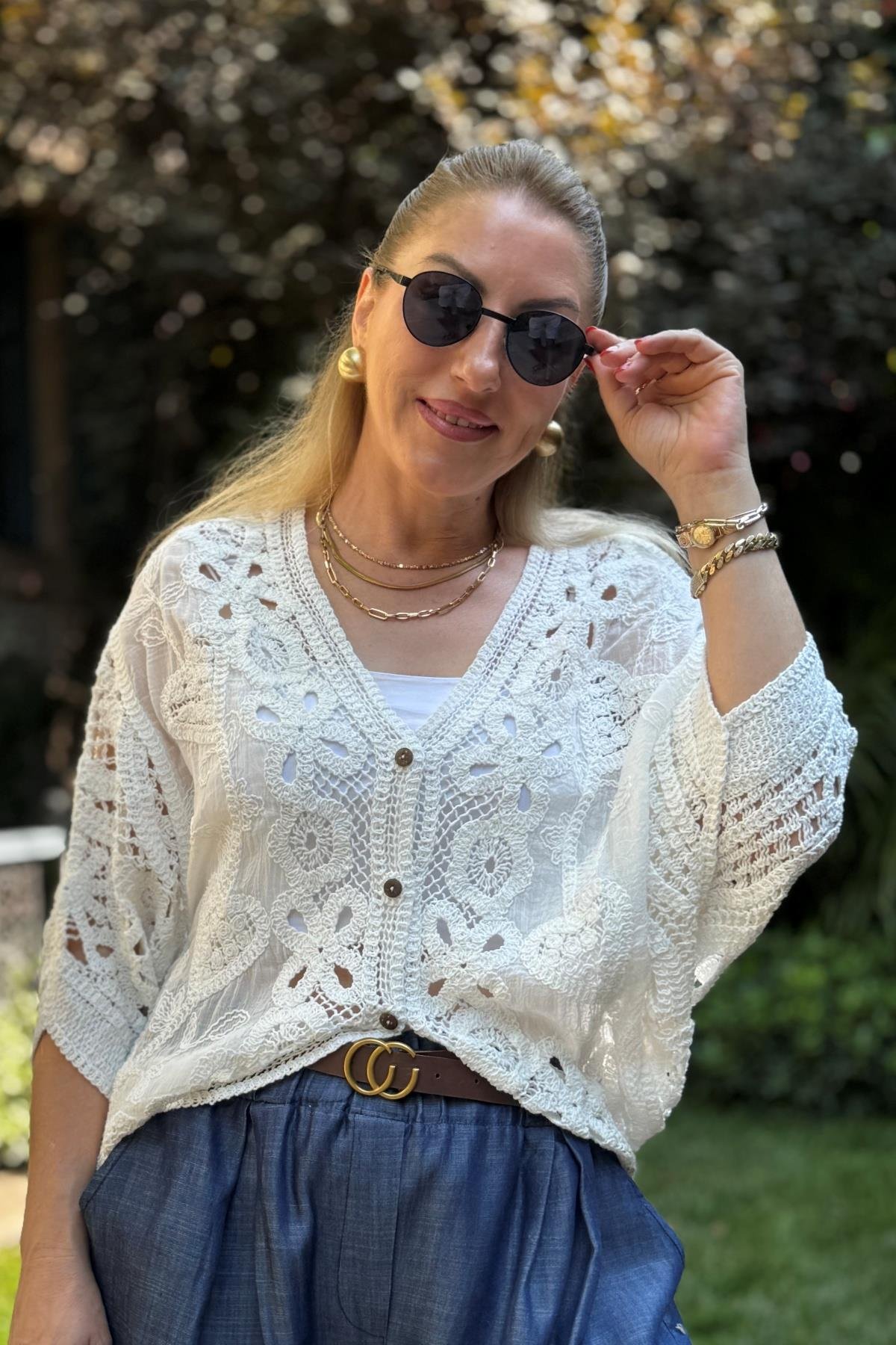 Mekik İş Oversize Bolero