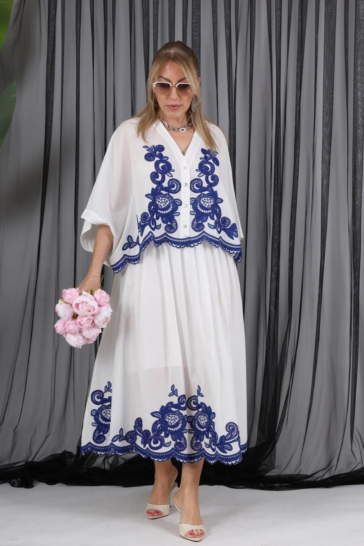 Nakış Detay Oversize Takım