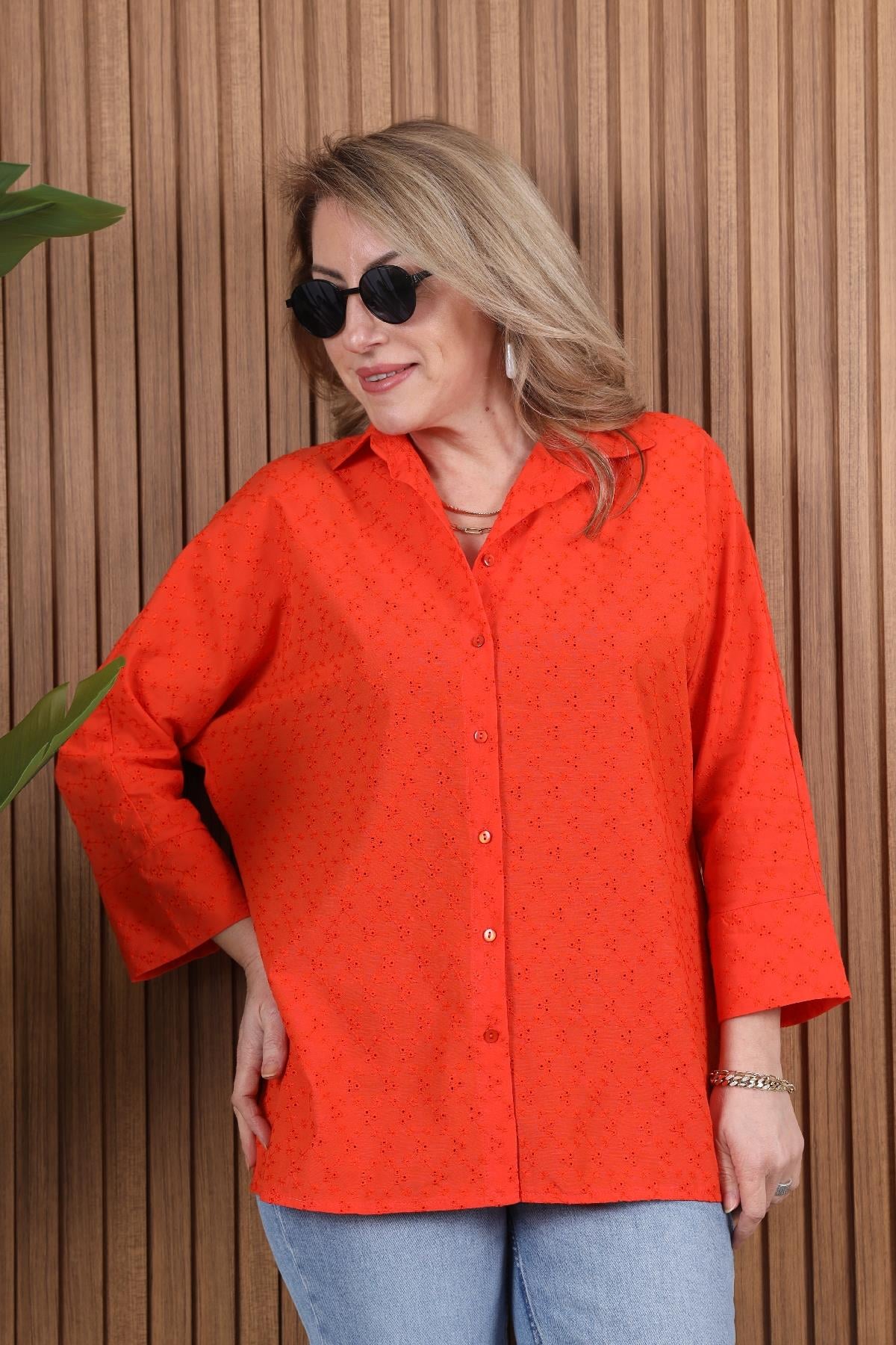 Orange Brode Gömlek
