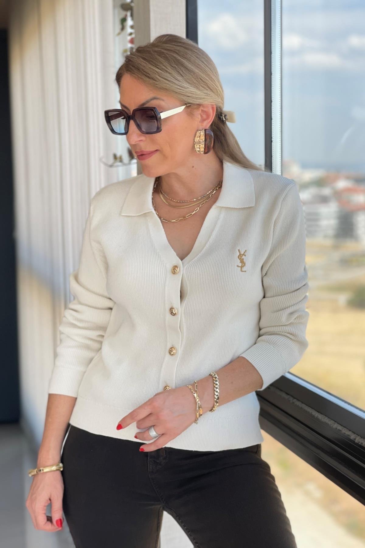 Orj Marka Ekru Hırka