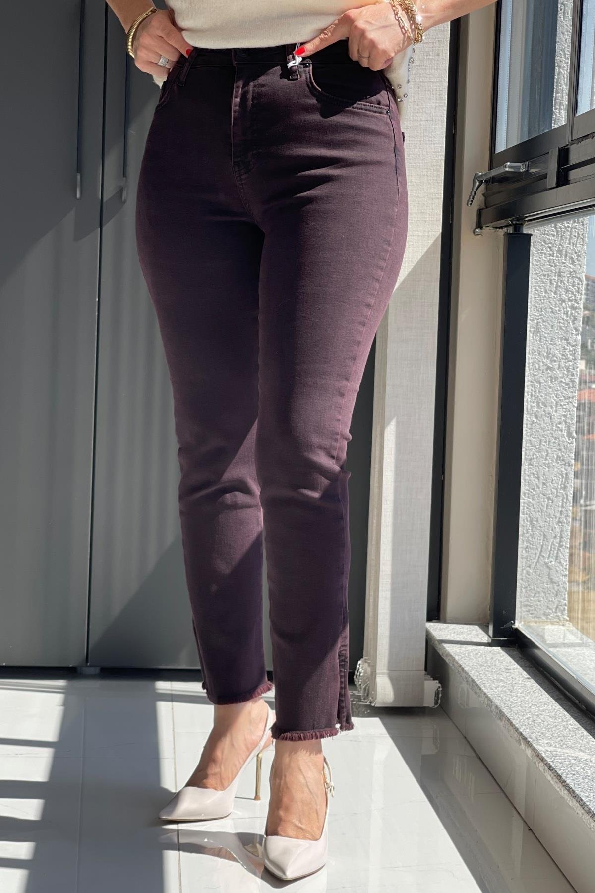 Orj Marka Paça Detay Bordo Jean