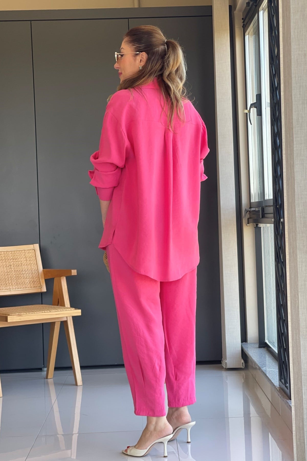 Orj Marka Paça Detay Pembe Takım