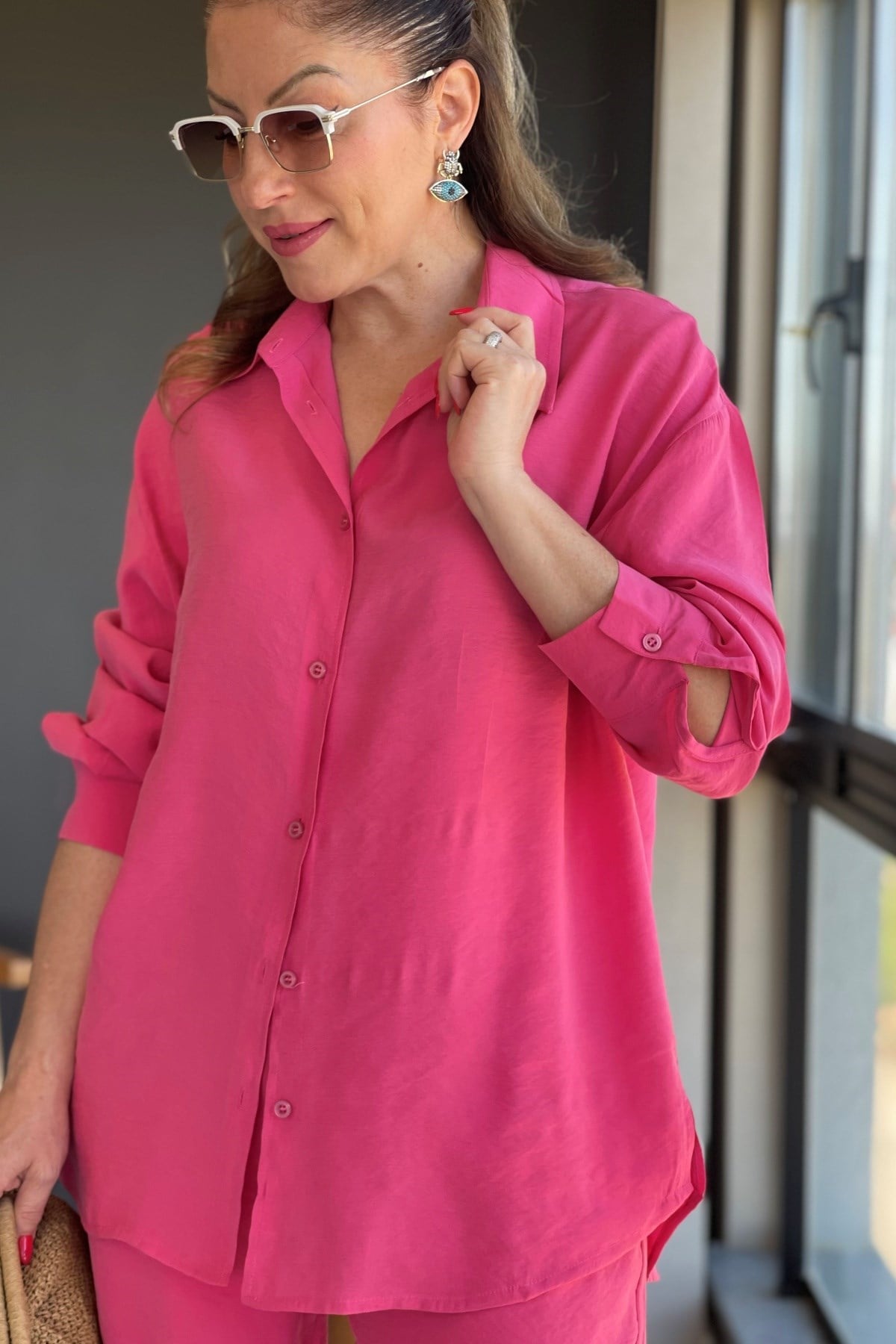Orj Marka Paça Detay Pembe Takım