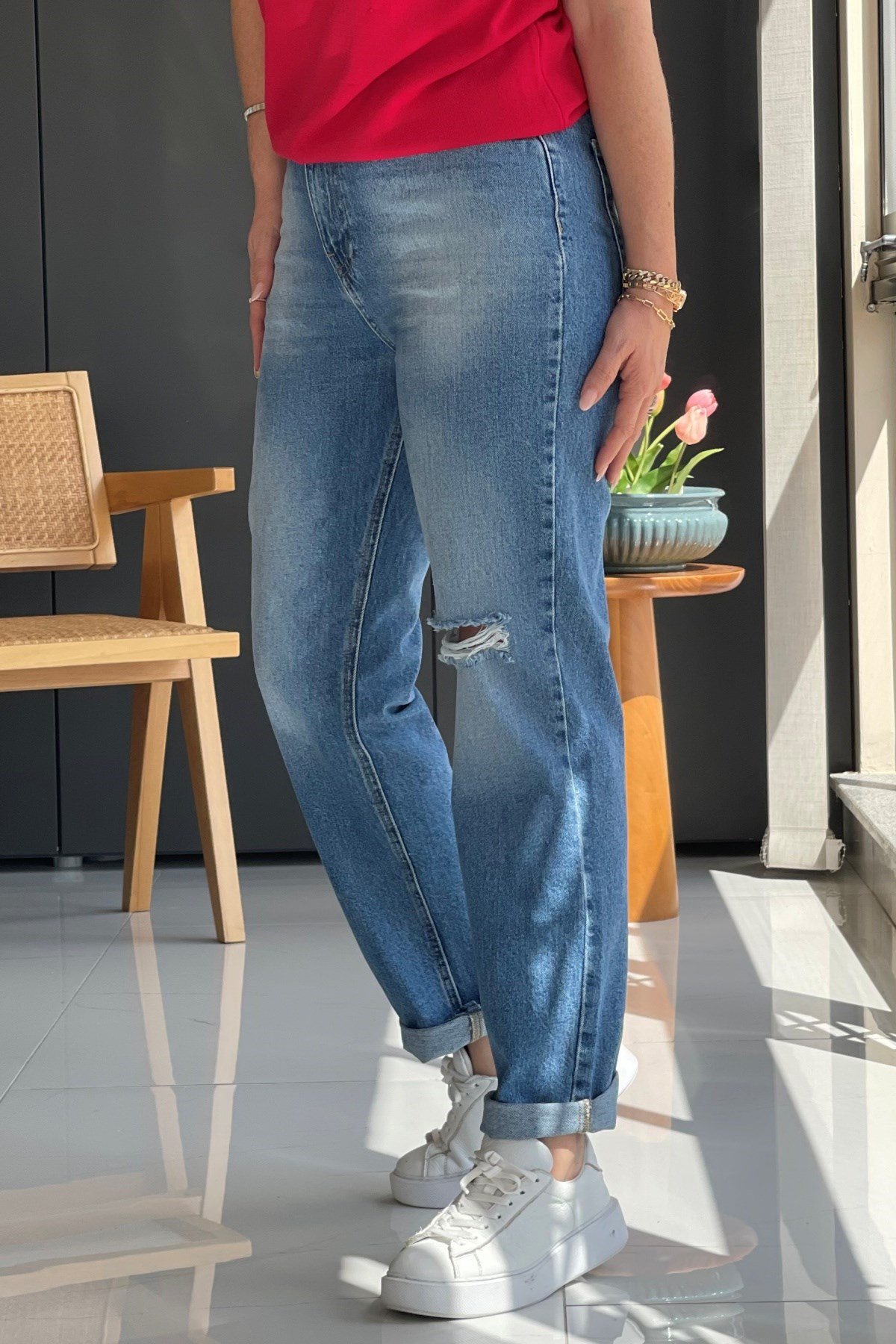 Orj Marka Yırtık Detay Jean