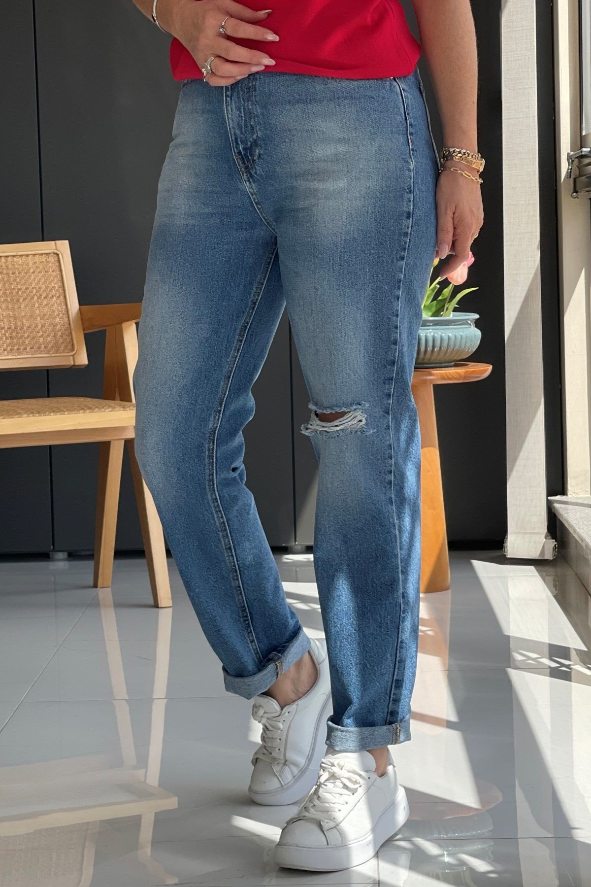 Orj Marka Yırtık Detay Jean