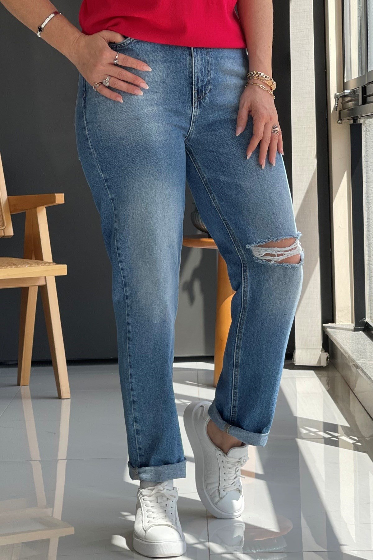 Orj Marka Yırtık Detay Jean