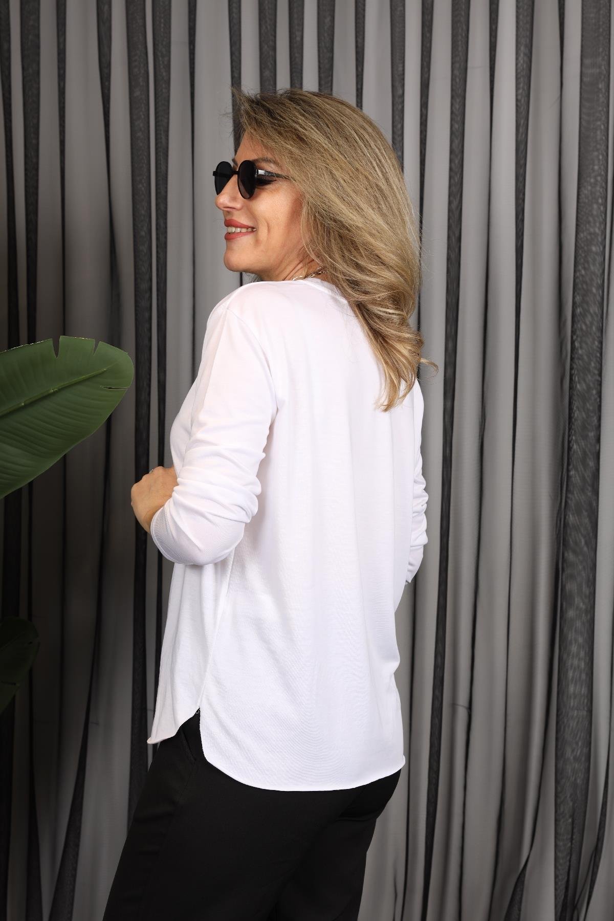 Orjınal Marka Beyaz T-Shirt