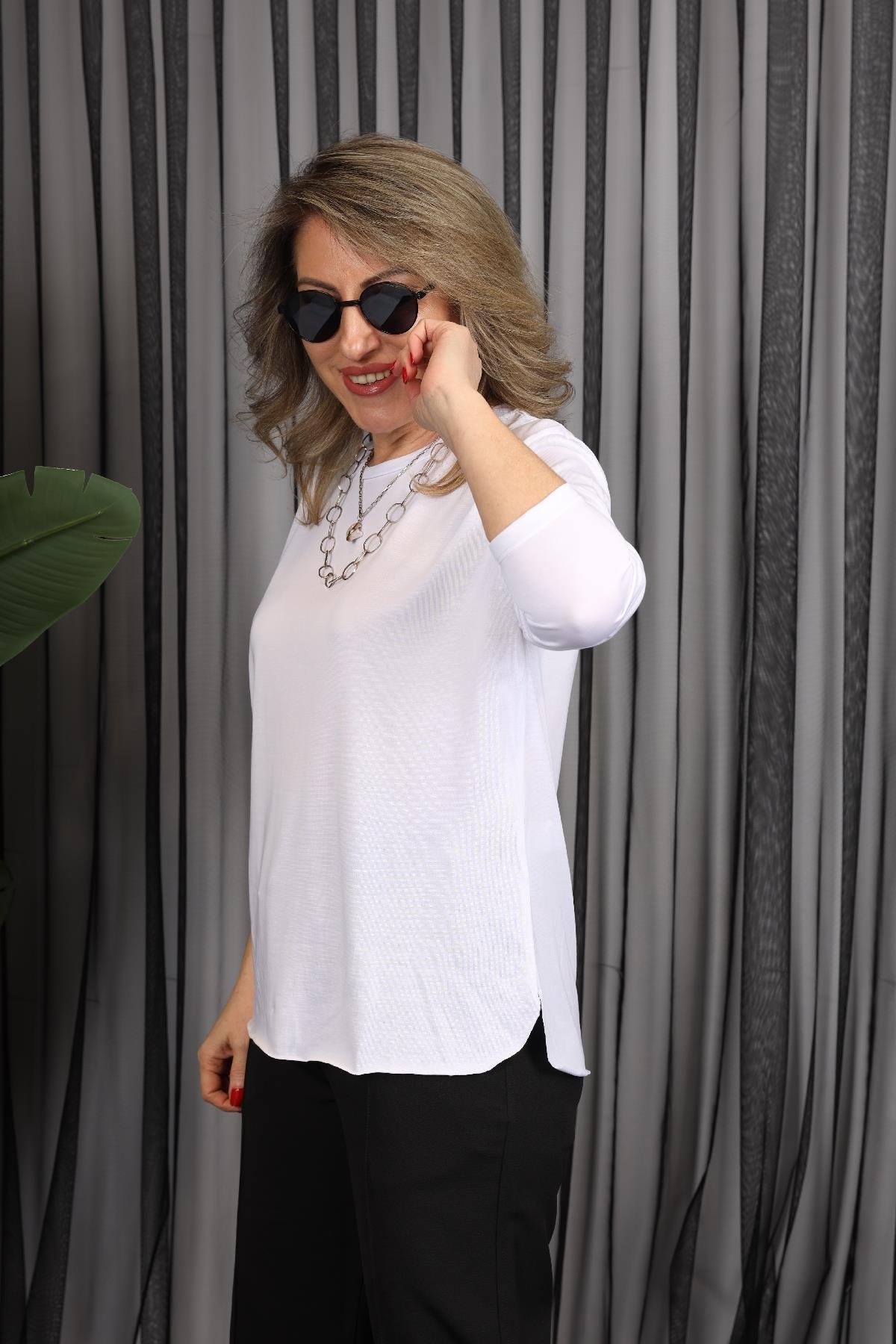 Orjınal Marka Beyaz T-Shirt