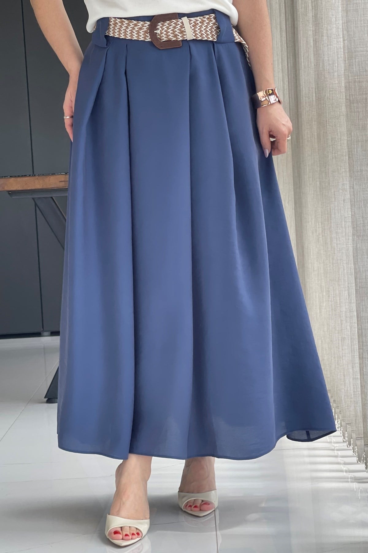 Pile Detay Tencel Etek