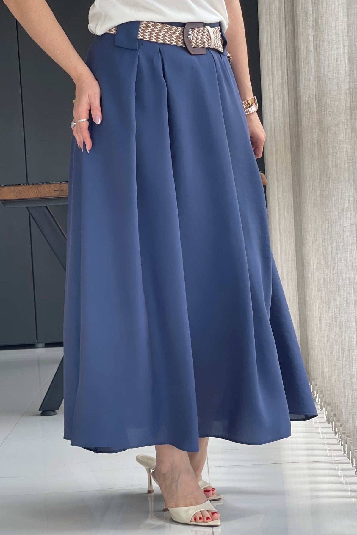 Pile Detay Tencel Etek