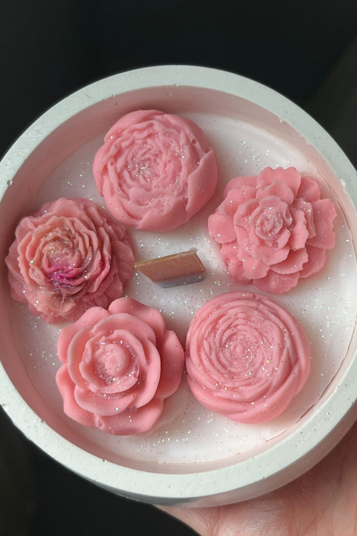 Seramik Taban Pembe Mum