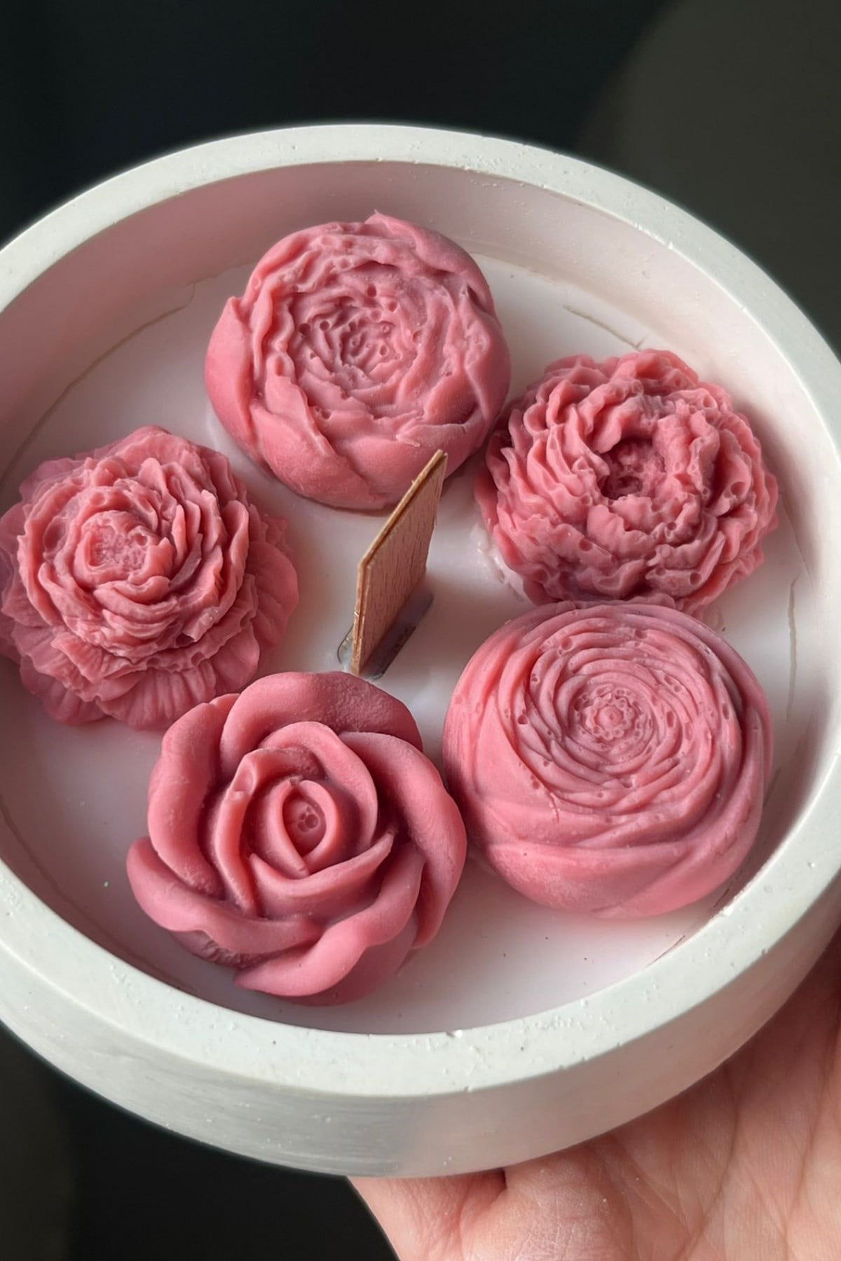 Seramik Taban Pembe Mum